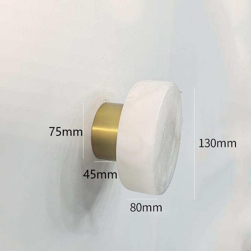 Mid-Century Modern Spanish Alabaster Wall Lamp: Nordic Style for Living Room or Bedroom