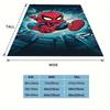 1pc Spider-Man (15)d Printing Blanket - Soft, All-Season Throw for Living Room, Bedroom,Personalized Gift with Adorable Cartoon Design