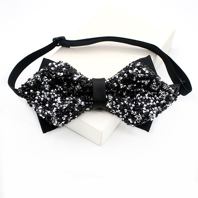 

Adjustable Bow Tie with Rhinestone Embellishments for Formal Events and Special Occasions Suitable for Men and Women One Size