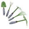 Gardening Leaf Rake Metal Handheld Trowel Dual Use Hoe with Ergonomic Handle Gardening Tool for Lawn Field Soil Loosening Digging