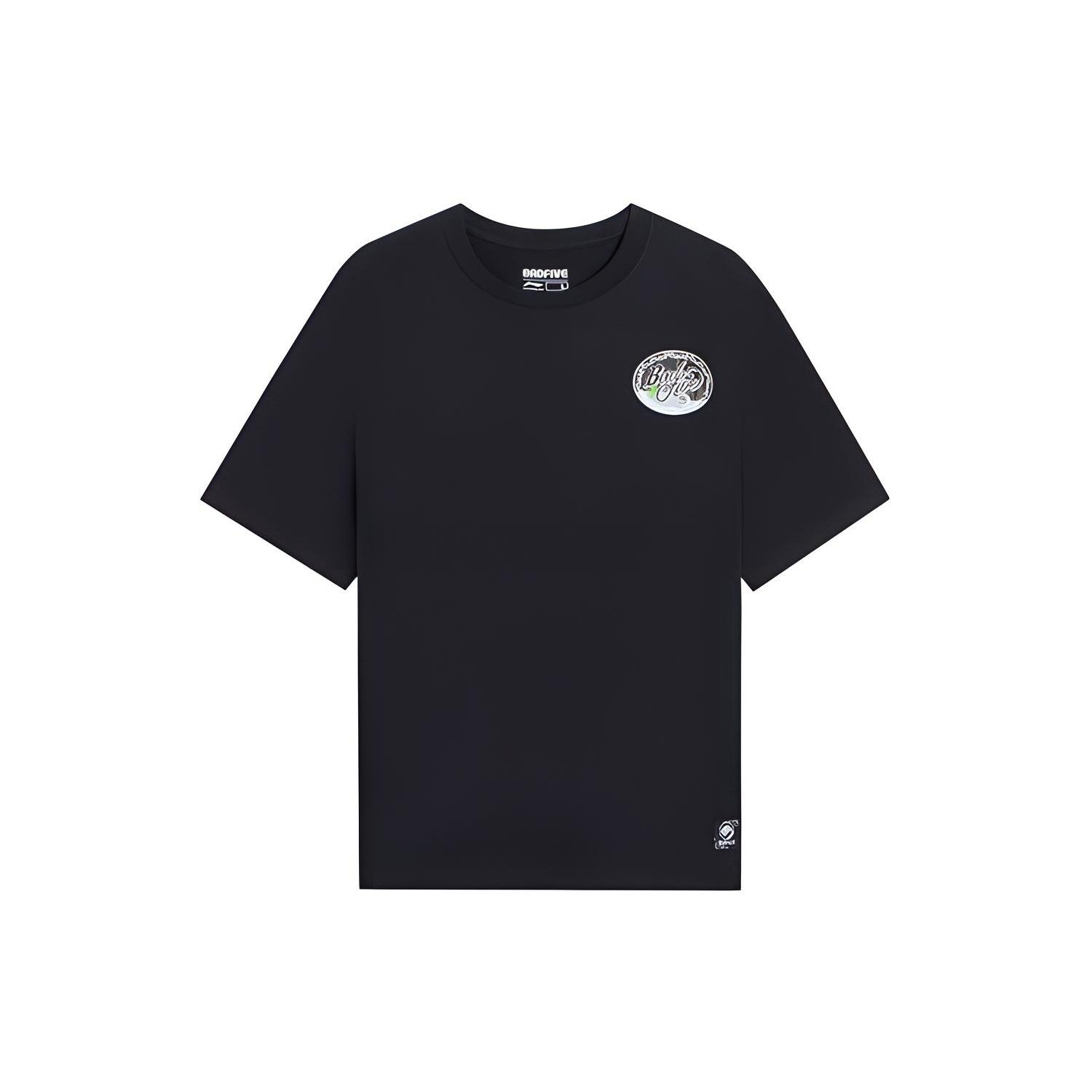 Li-Ning BadFive Graphic T-shirt Black Men s AHSS739-2 M