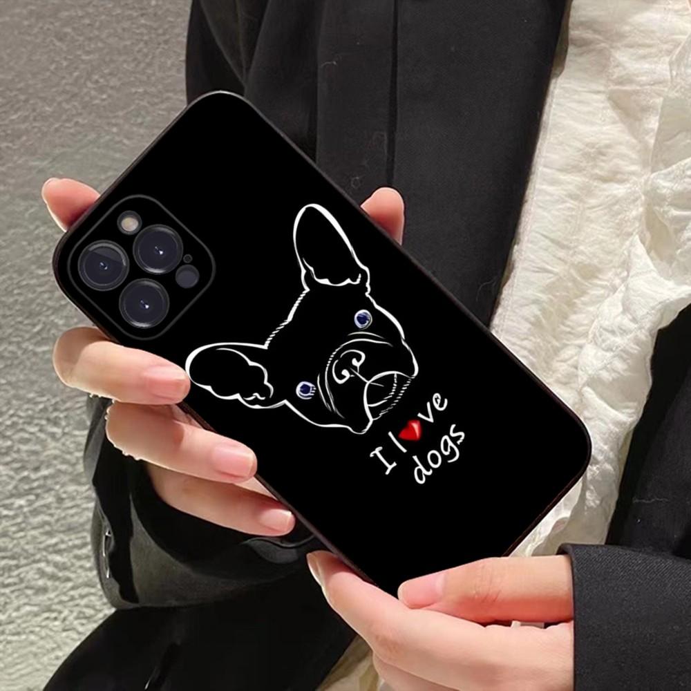 French Bulldog Phone Case For iPhone 14 11 12 13 Mini Pro XS Max Cover 6 7 8 Plus X XR SE 2020 Funda Shell