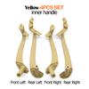 4PCS Car Left Right Front Rear Door Pull Handle Cover Panel Trim Set For Mercedes Benz S Class W220 S200 S300 S350 1998-2003