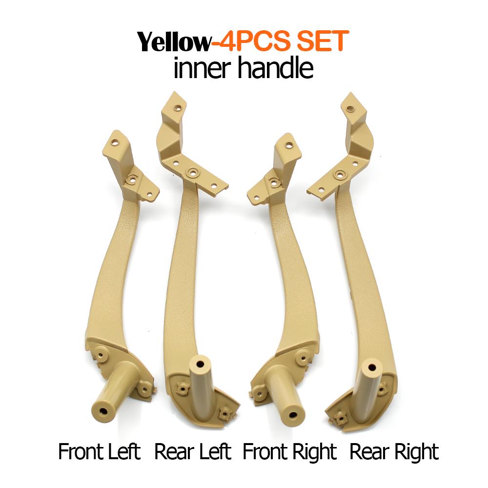 4PCS Car Left Right Front Rear Door Pull Handle Cover Panel Trim Set For Mercedes Benz S Class W220 S200 S300 S350 1998-2003
