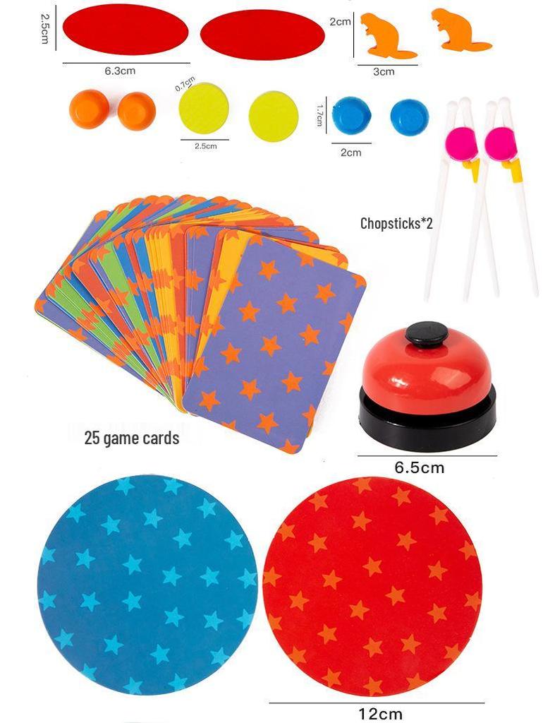 Sea Fox Matching Toy for Kids 2-6: Multiplayer Stacking Game with Large Pieces for Parent-Child Interaction