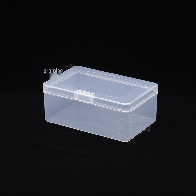 Rectangular Transparent Plastic Storage Box for Hardware, Jewelry, or Components