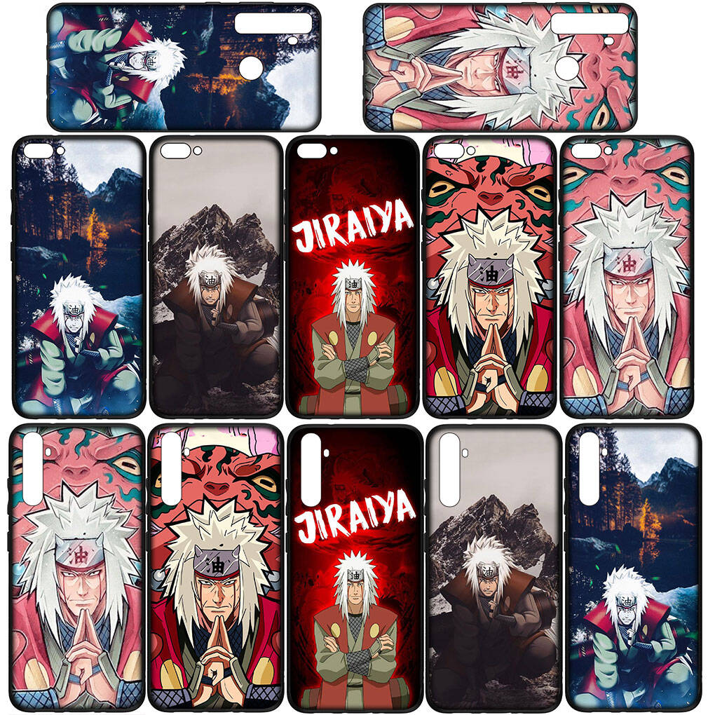 Phone Case for iPhone 17 15 16 Plus X XR Redmi Note 14 12 11 13 Pro Max Huawei P30 P20 Lite Y9 OPPO A60 A40 A80 A18 A16 A54 Jiraiya Anime Naruto Cover