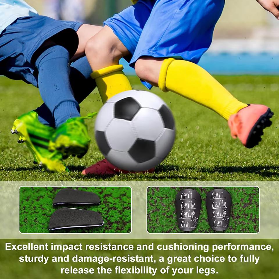 Loogdeel Mini Shin Pads Wear-resistant Shock Absorbing Leg Support Football Training Shin Guards Soccer Training Shank Board