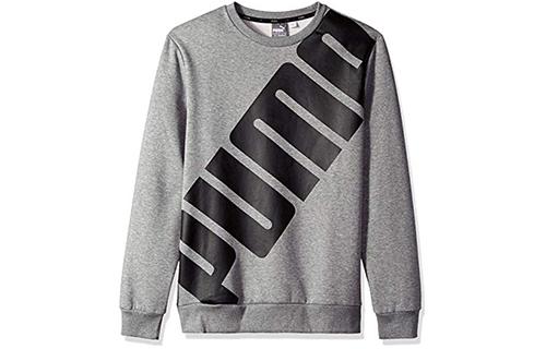 PUMA Sweatshirts Men s Crew Neck Moderate 855069-03 S