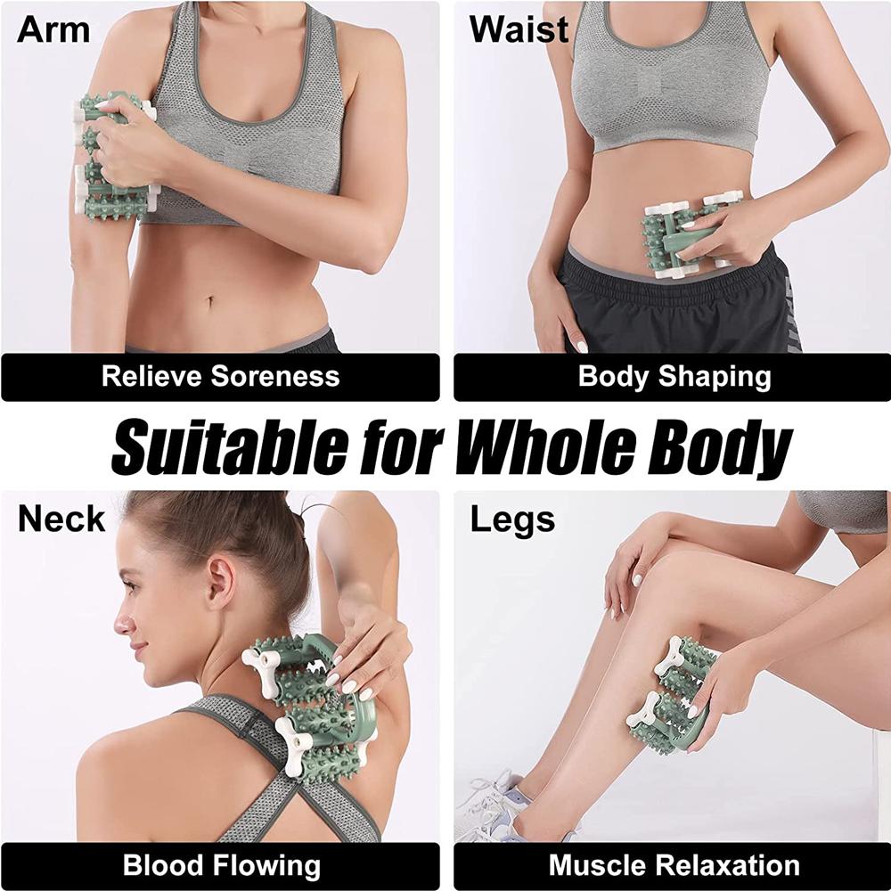 Muskelmassage Rulle Ökare Fascia och Anti Cellulit Rulle Fettförbränning Myofasciell Frigörelse Verktyg