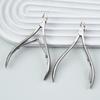 Stainless Steel Nail Art Cuticle Nippers and Tweezers for Hangnails and Ingrown Nails Removal