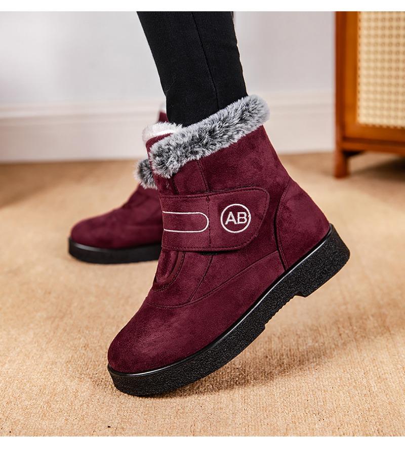 Fashionable versatile Women's minimalist comfortable Super Warm Ankle Boots Winter Shoes Woman Snow Boots Low Heels Shoes