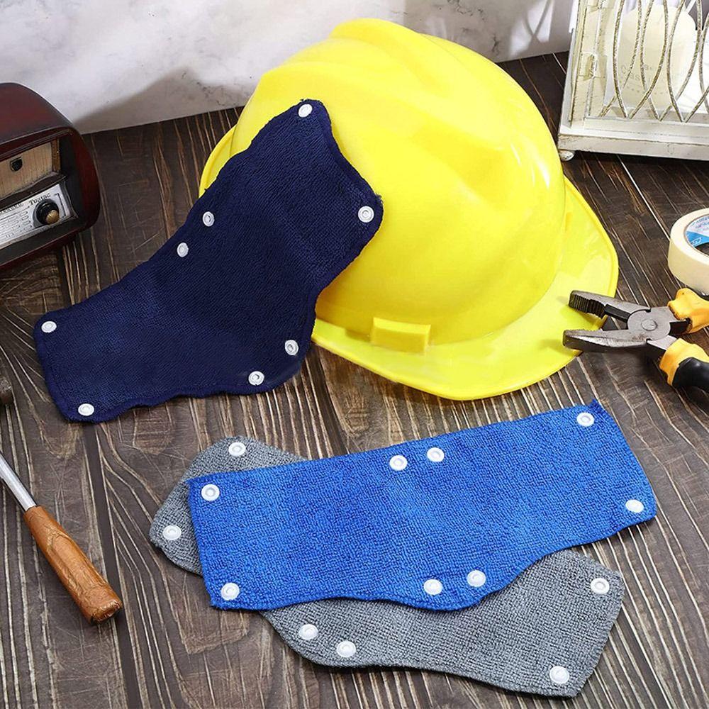 Snap-On Helmet Lining Pad Cotton Helmet Sweat Band Washable Helmet Accessories  Work Place