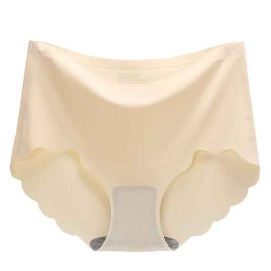 Nahtlose Unterwäsche für Damen Hoher Bund Unsichtbar Dehnbar Slips Atmungsaktiv Vollabdeckung Damenhöschen