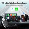 AI Mini Box 2-in-1 CarPlay Android Auto Adapter, Plug-and-Play Fit 99% Stock Car Head Units