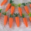 12Pcs Creative Mini Easter Carrots Handmade Mini Carrot Hanging Pendant  Home Kitchen