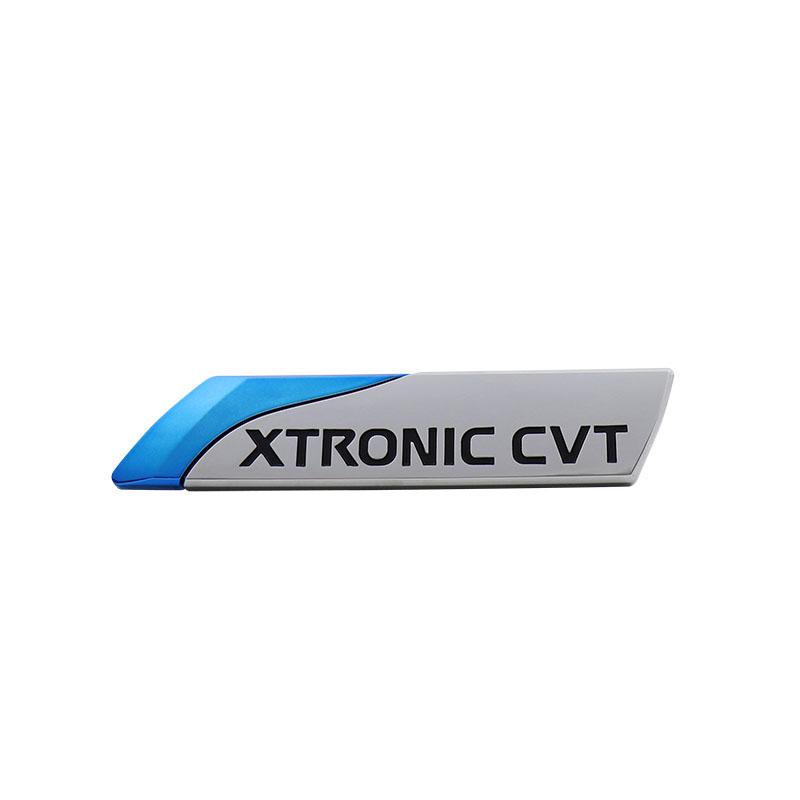 

3D Car Styling XTRONIC CVT for car Hood Fender trunk Rear Bonnet Nameplate Decal Emblem Badge Sticker chrome-blue