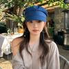 Vintage Denim Berets Flat Peaked Hats Fashion Octagonal Cap  Girls