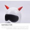 Motorcycle Helmet Horns with Suction Cups 1.57 Inch Reusable Decorative Horn Accessories for Bike Ski and Motorcycle Helmets