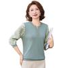 Hodo Damen Blumen-Langarm-Basisshirt für mittleres Alter