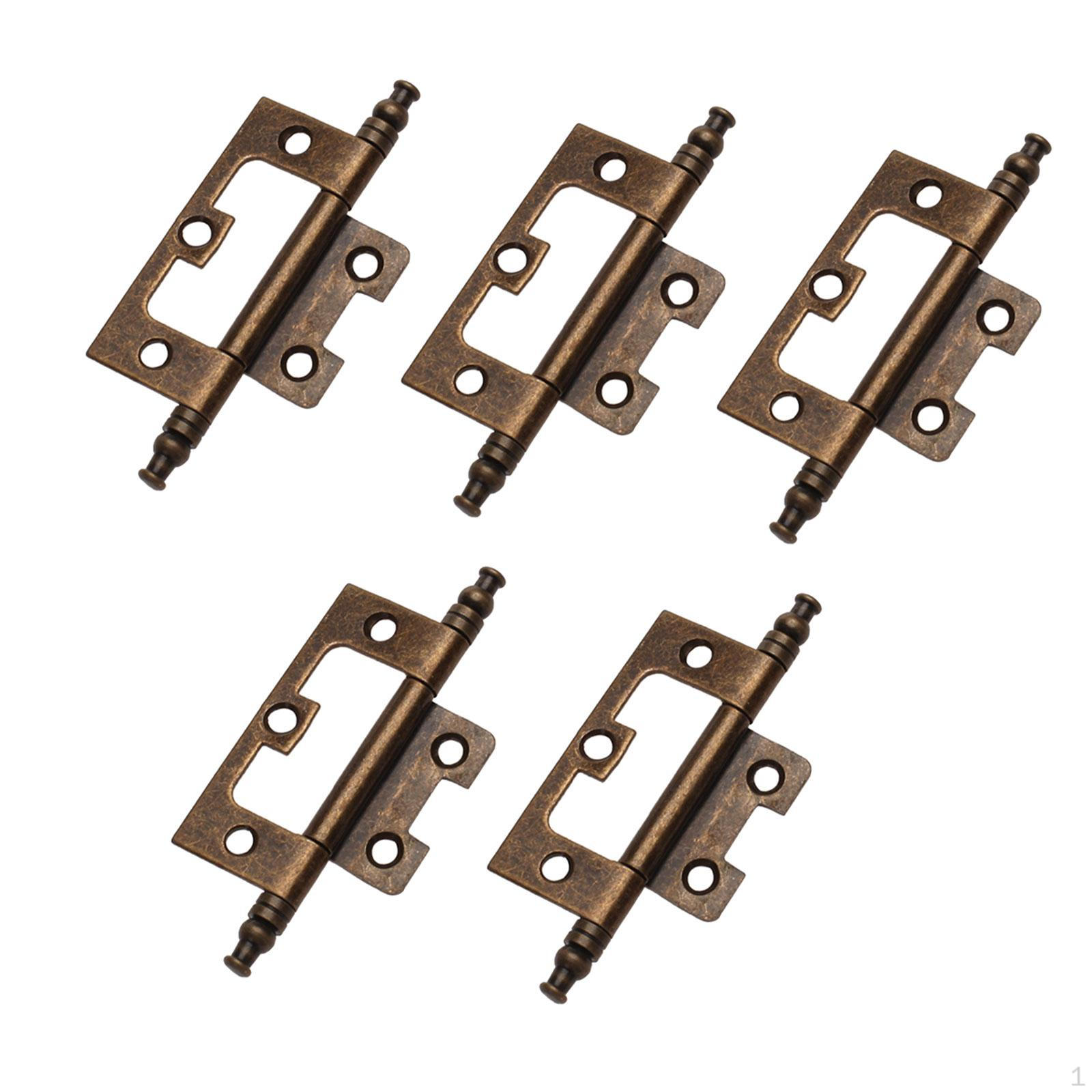 

5x Бронзовая врезная петля с финиалем