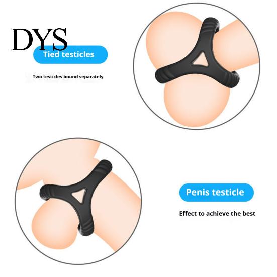 Flexible Sperm Lock Ring Ring, 3D Spiral Design Stable Fit Discreet Male Non-slip Silicone Portable Surface for Daily Wear Contraceptive