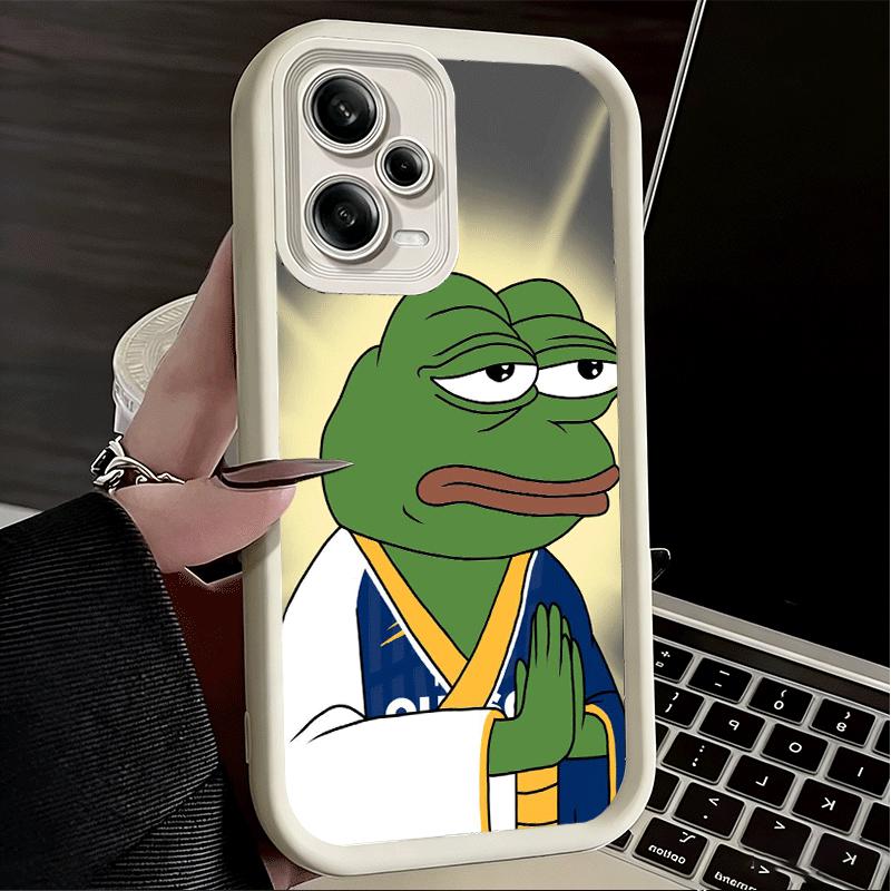 Phone Case for Xiaomi Redmi Note 15 14 13 Pro Plus Funny Sad Forg P-Pepe Meme Shell 12S 11 11S 11T 5G 14S Soft Silicone Funda