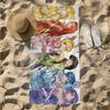 1pc Vibrant Fantasy Characters In Colorful Dresses 2D Printed Microfiber Beach Towel, Quick Dry Super Absorbent. Great for Beach