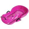 Plastic Snow Sled Snow Speeder Sled With Pull Rope Kid Downhill Sprinter Toboggan Snow Sled Solid Snow Sled for Winter Sport