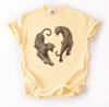 T-shirt Léopard Comfort Colors, Vêtements Grunge Faune Grande Félins Vintage