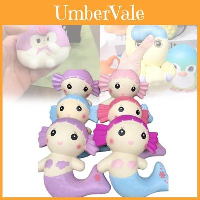 Mermaid Squishy Pu Toy Slow Rebound Stress Relief Gift For Kids Party Favors Collectible