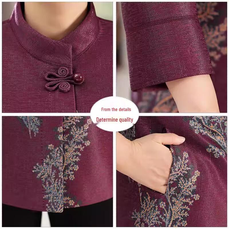 Kapofe Women's Autumn Tang Style Coat