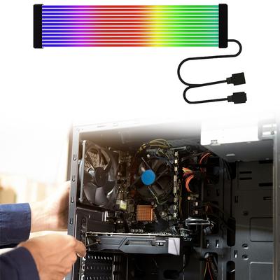 5V 3Pin RGB LED Light Strip Bar 8/24PIN Motherboard Power Extension Cable PC RGB GPU Cable for Computer Power Supply