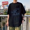 Men's Oversized Trendy Short-Sleeved T-shirt - American Style, Loose Fit, Plus Size Summer Top