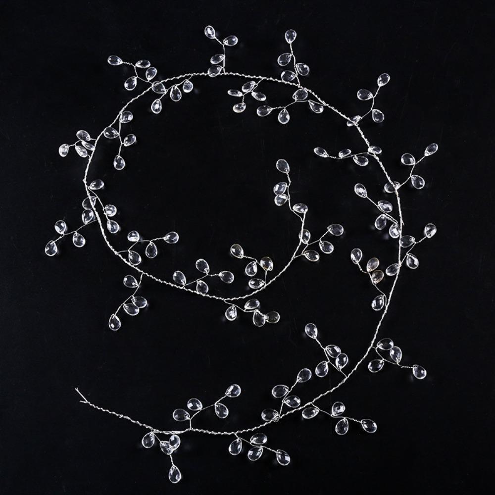 Transparent Crystal Beads Acrylic Diamond Beaded DIY Curtain Garland Stage Accessories