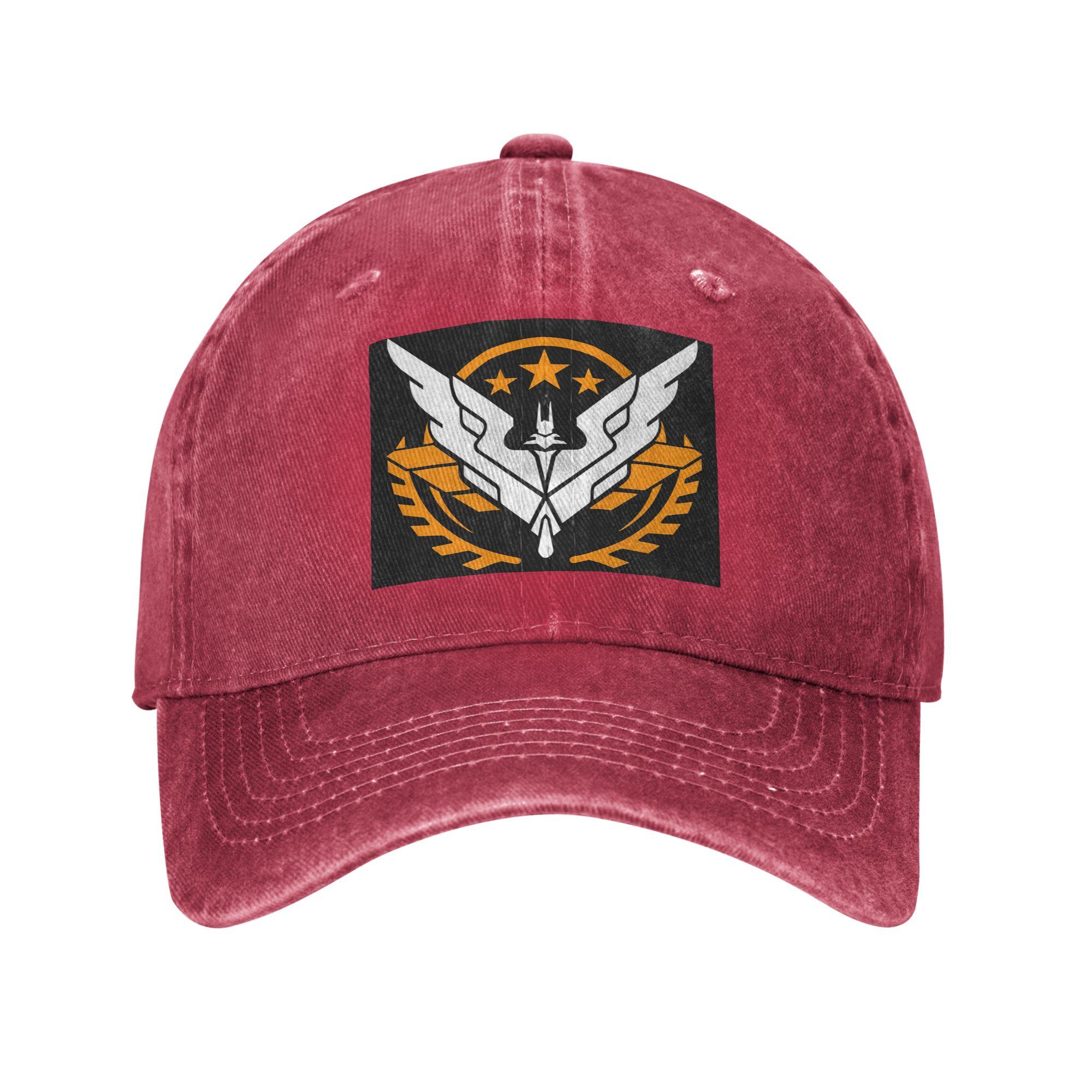 Elite Dangerous - Triple Elite Baseball Caps Fashion Denim Hats Outdoor Casquette Streetwear Baseball Cowboy Hat for Unisex Women One Size
