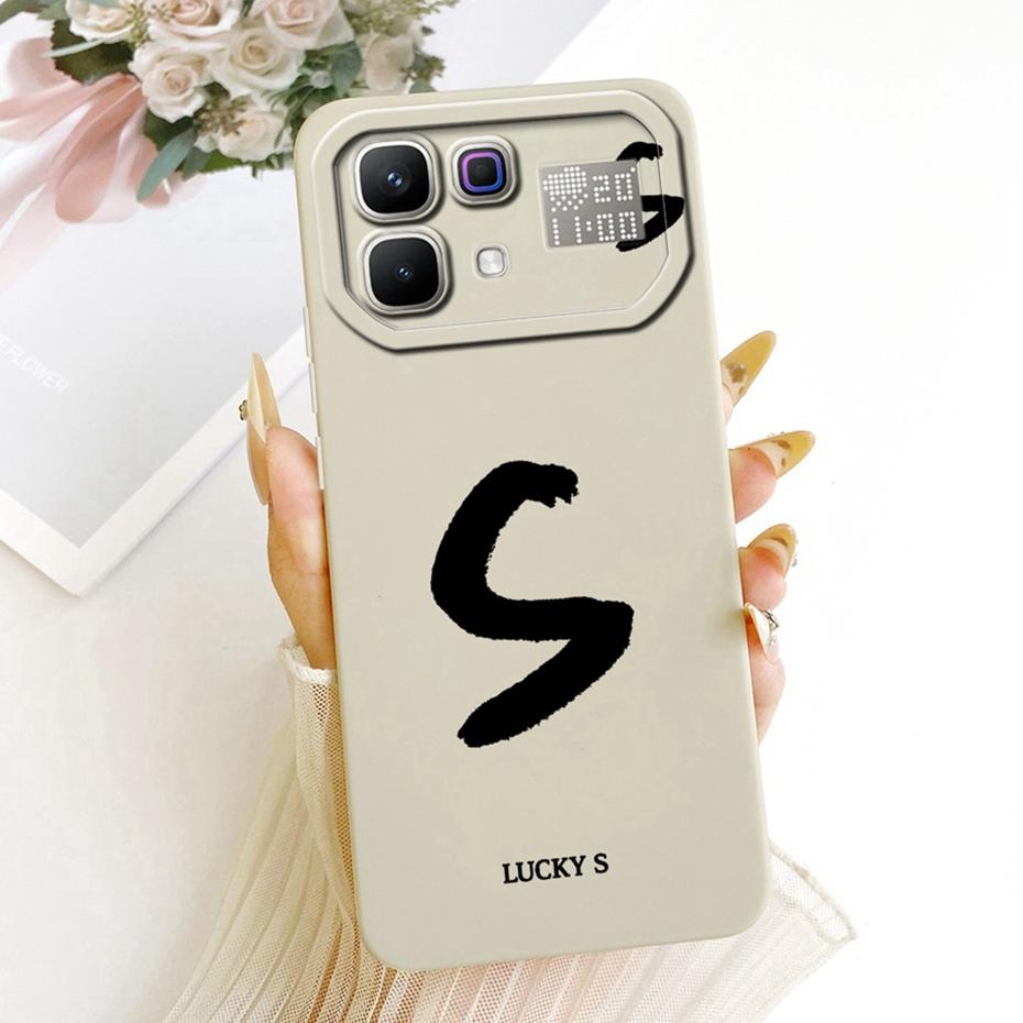 New Fashion Letter Phone Case For Infinix Note 60 Pro X6878 X6879 Soft Silicone Cases For Infinix Note 60 5G Note60 Pro Bumpers
