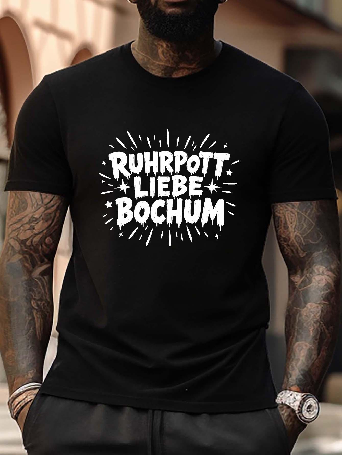 

Plus Size T-shirt - Ruhrpott Liebe Bochum Graffiti Design XXXXL