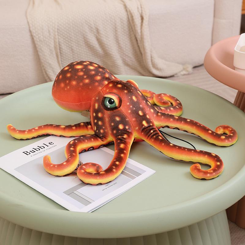 Octopus Plush Doll - Eight-legged Hug Pillow & Marine Animal Toy 55x18cm ~0.33kg