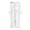Plus Size Lace Cardigan Bikini Cover-Up - Extra Long, Lightweight Mesh