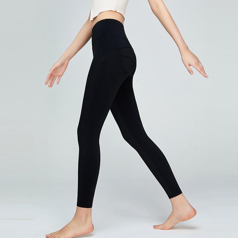 

Sweatpants New running fitness pants Women s high waist hip-lifting yoga pants Tight quick-drying sports yoga clothes Outer wear L