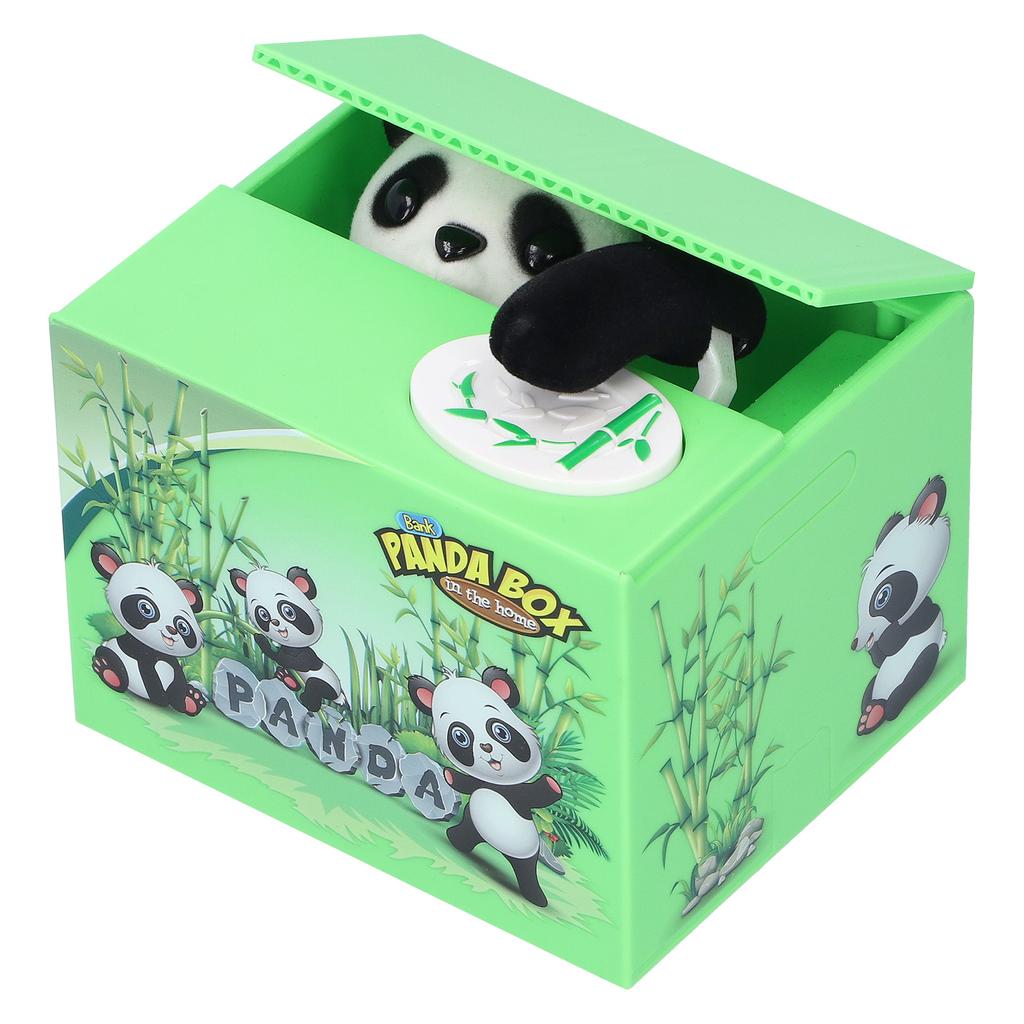 Piggy Bank Puppy Cute Steal Money Panda Children Animal Electric Saving Coin Box