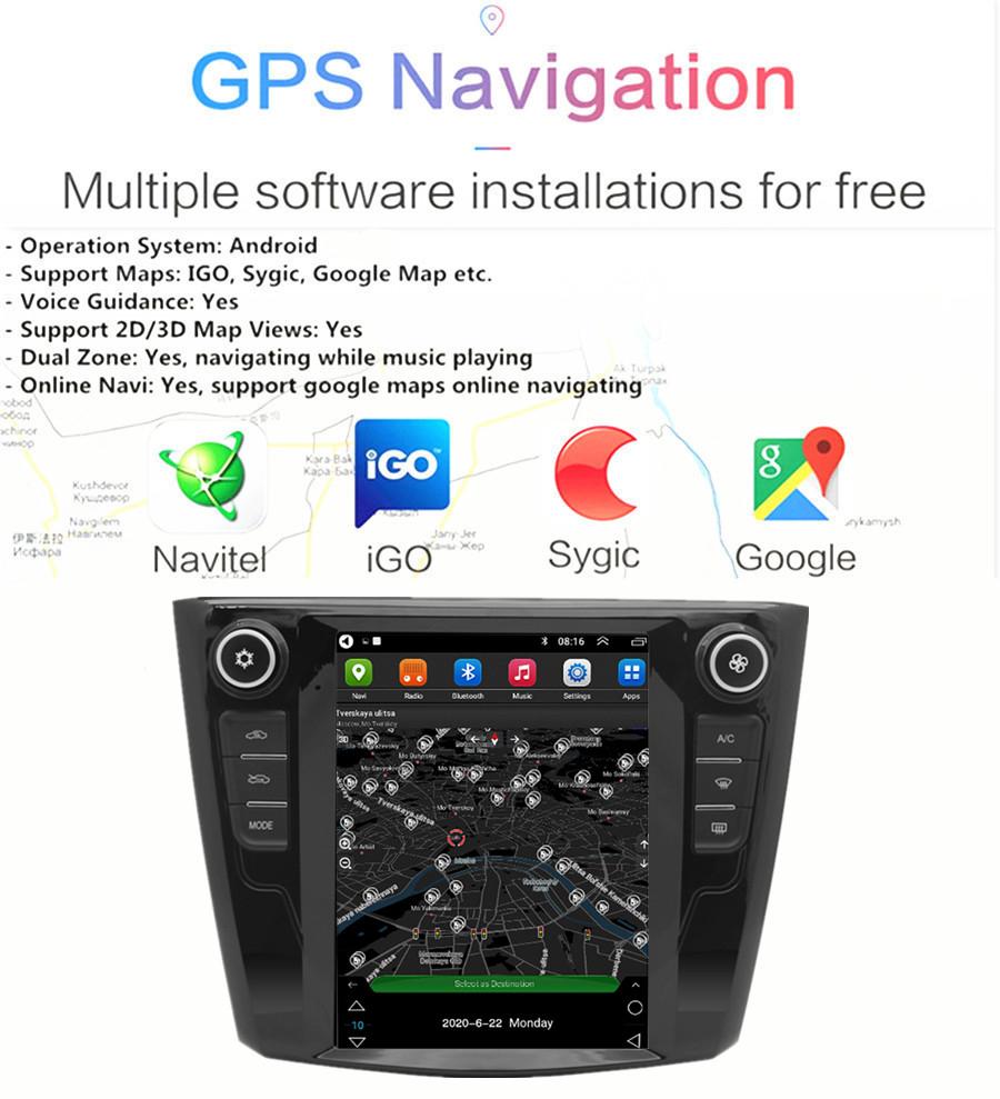 9.7''Android 11 16GB Car Stereo Radio GPS FM Navi DAB For Renault Kadjar 2015-19