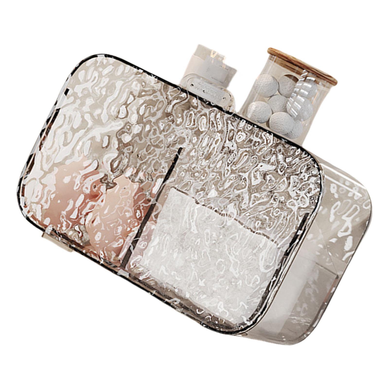 Настенный контейнер для хранения ватных дисков Практичный подвесной держатель для ватных дисков Контейнер для хранения для организованных жилых помещений серебряный 940₽