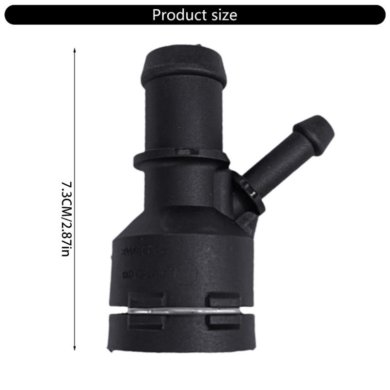 Hochleistungs-Kühlwasserschlauchverbinder Entwickelt mit Hitzebeständigem ABS Kühlwasserflansch Ersetzt 1K0122291C für Golf Sagitar