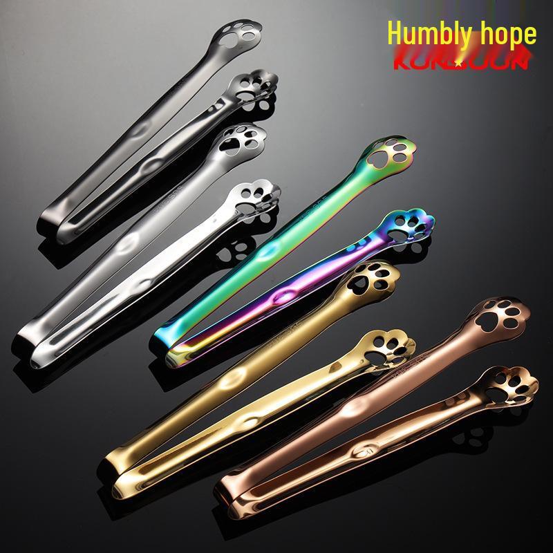 QianXing 304 Stainless Steel Cat Paw Tongs