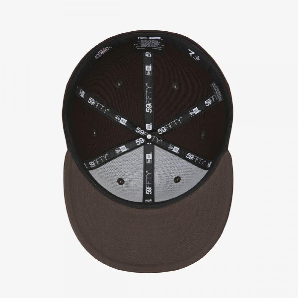 Czapka New Era Mlb La Dodgers Fitted Cap Burnt Wood