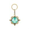 New Teyvat Vision Fontaine Water God Focalors Lyney and Lynette Keychain Luminous 7 Element Eye Of God Toy KeyRing