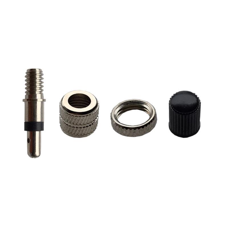 German-style Bicycle Valve Core Set - 16-Piece Copper Valve Stems