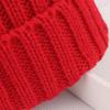 Winter Pompom Baby Beanie Cap Thicken Warm Woolen Knitted Hat for Kids Boy Girl Solid Color Crochet Hats